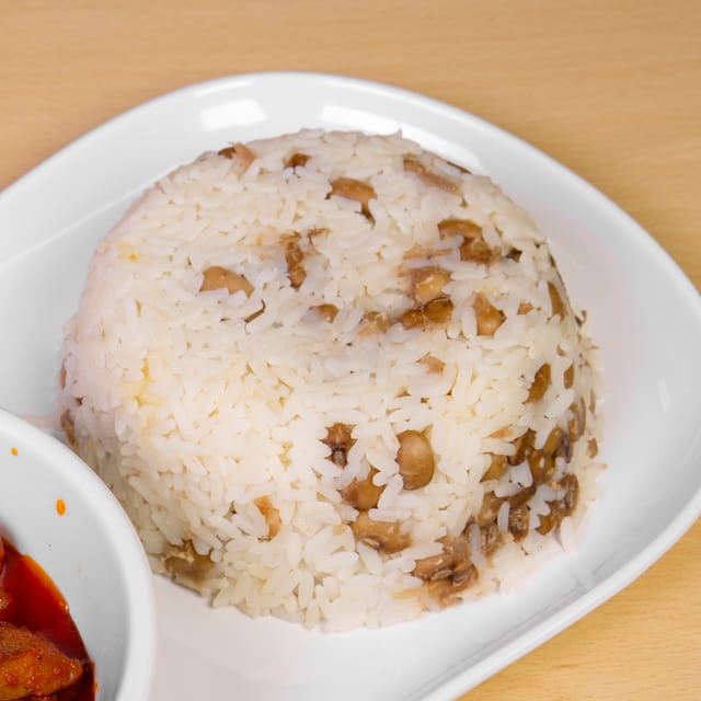 White Rice and Stew-Mixed Meat.