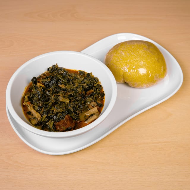 Edikang Ikong Soup (Mixed Meat).