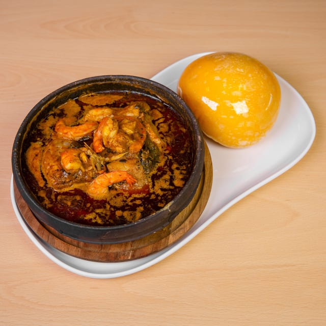 Banga Soup with fresh fish-STARCH.